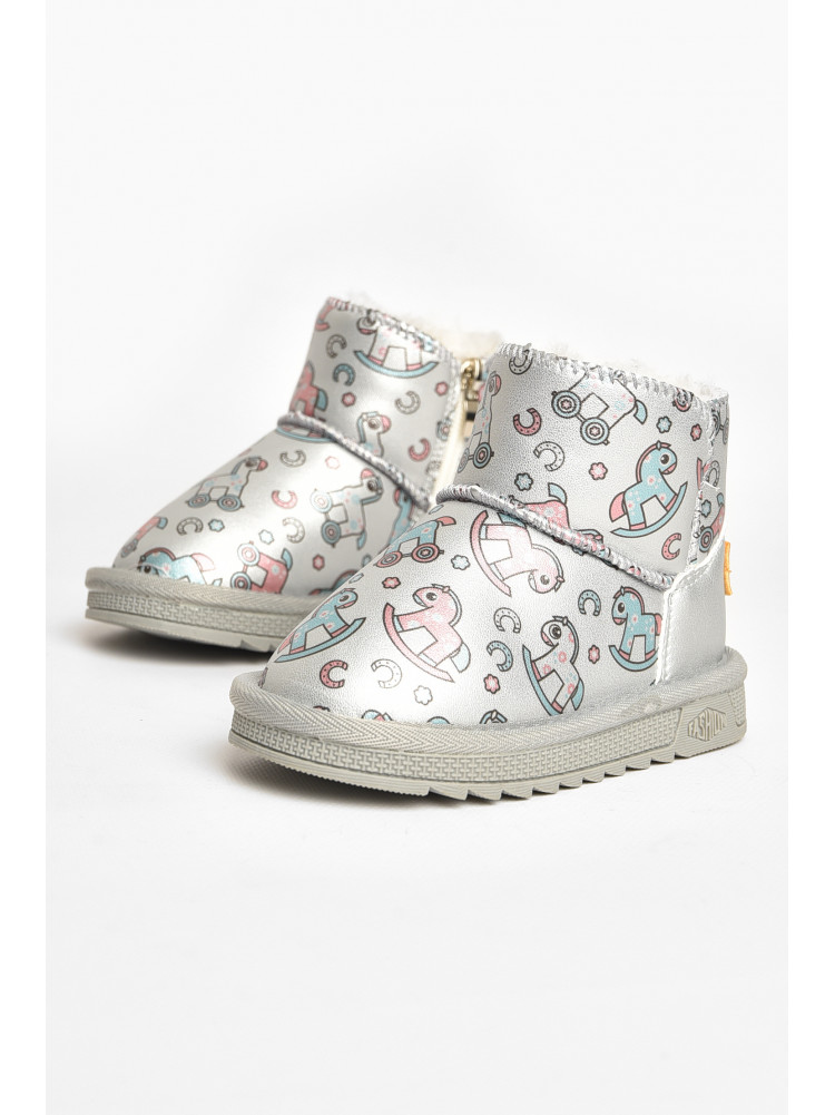 Угги детские для девочки серого цвета T7012-6 209063C