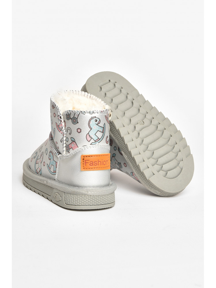 Угги детские для девочки серого цвета T7012-6 209063C