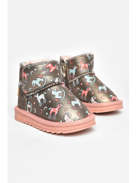 Уггі дитячі для дівчинки сірого кольору T7012-5 209064C