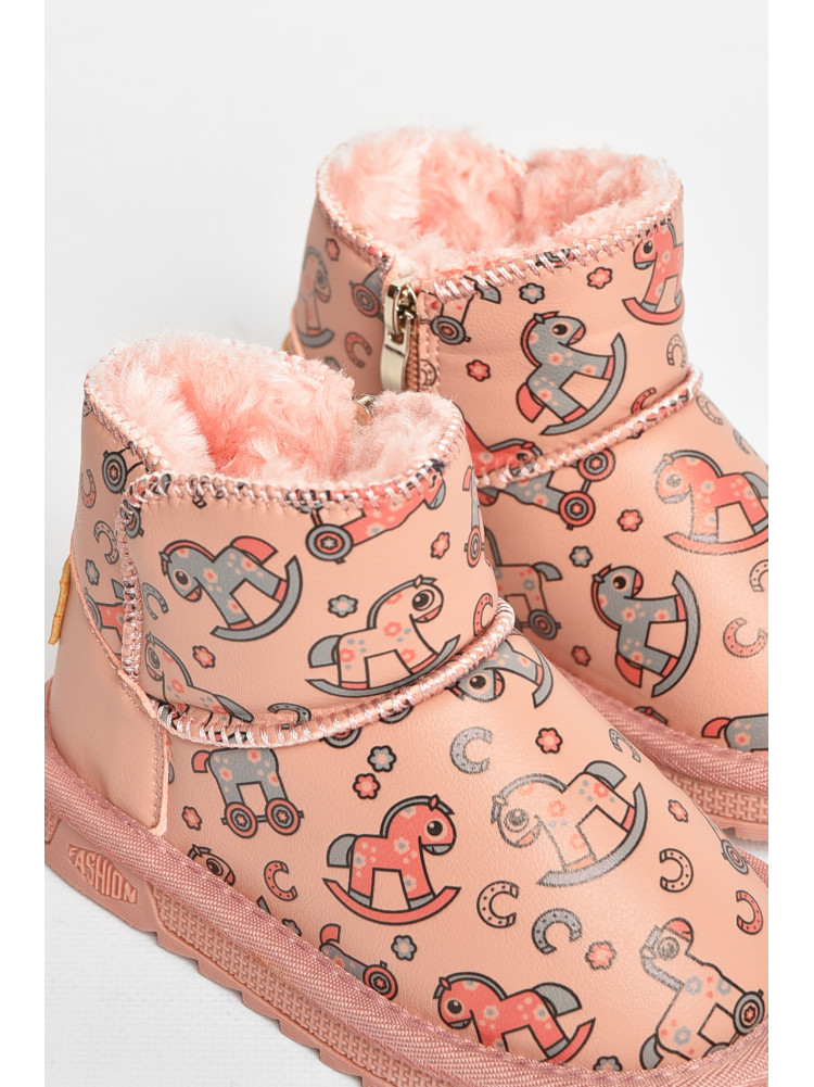 Угги детские для девочки розового цвета T7012-2 209065C