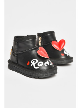 Угги детские для девочки черного цвета T7005-1 209067C