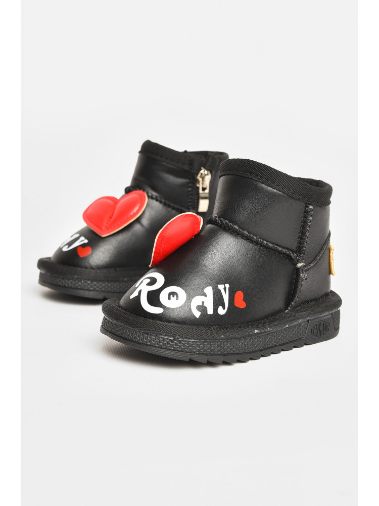 Угги детские для девочки черного цвета T7005-1 209067C