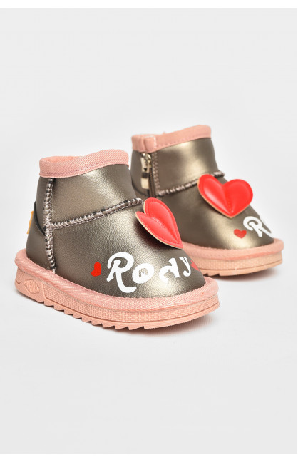 Угги детские для девочки серого цвета T7005-3 209068C Угги детские для девочки серого цвета T7005-3 209068C