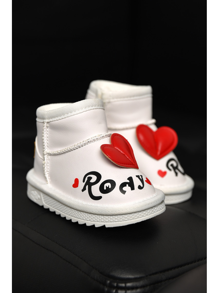 Угги детские для девочки белого цвета T7005-5 209069C