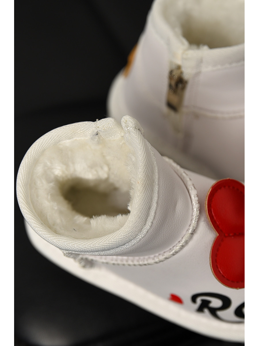 Угги детские для девочки белого цвета T7005-5 209069C