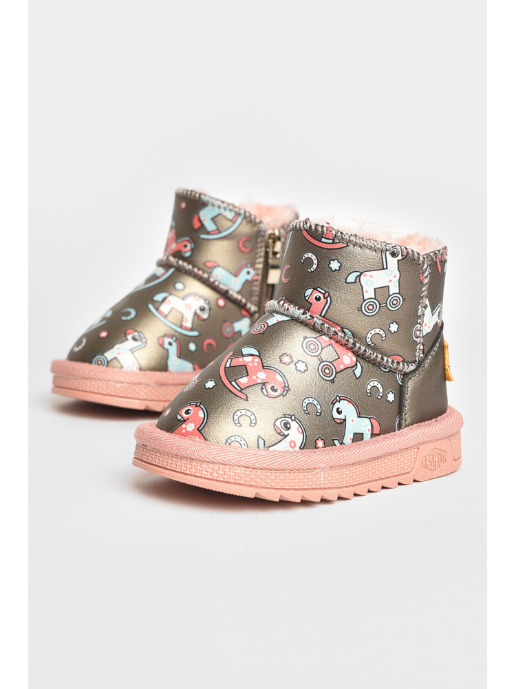 Угги детские для девочки серого цвета T7011-5 209070C