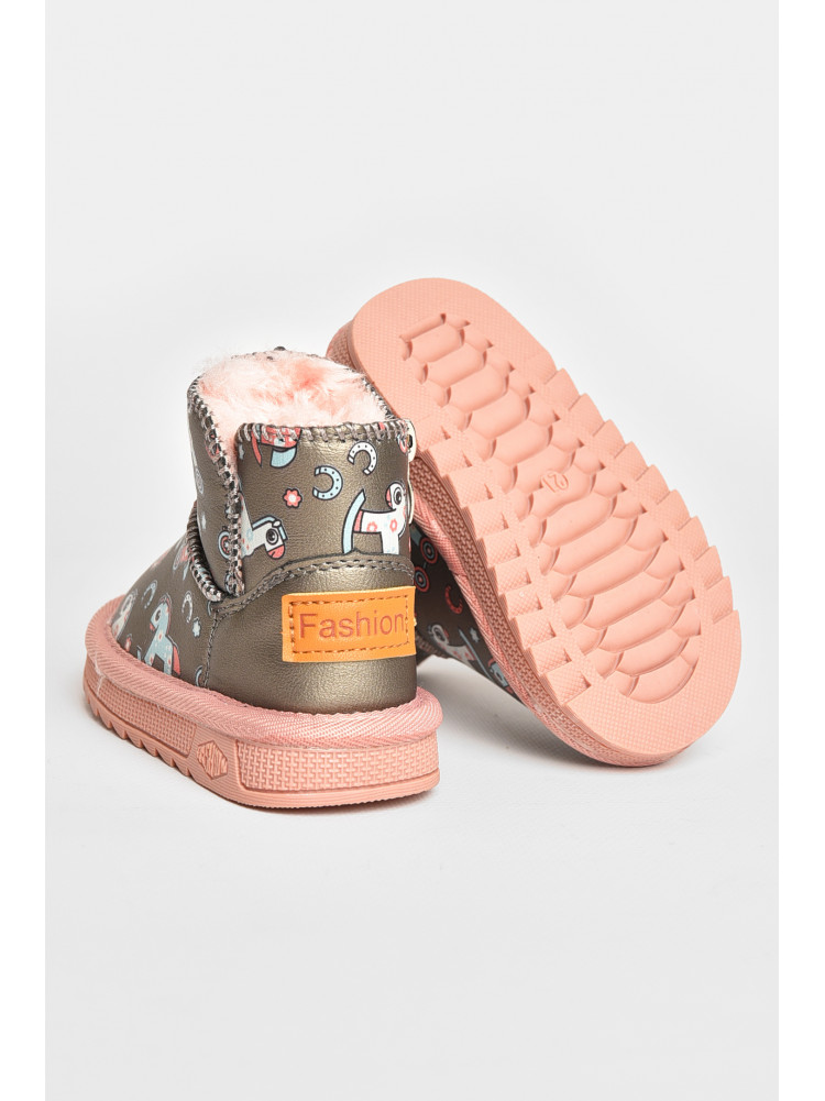Угги детские для девочки серого цвета T7011-5 209070C