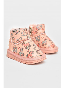 Угги детские для девочки розового цвета T7011-2 209071C