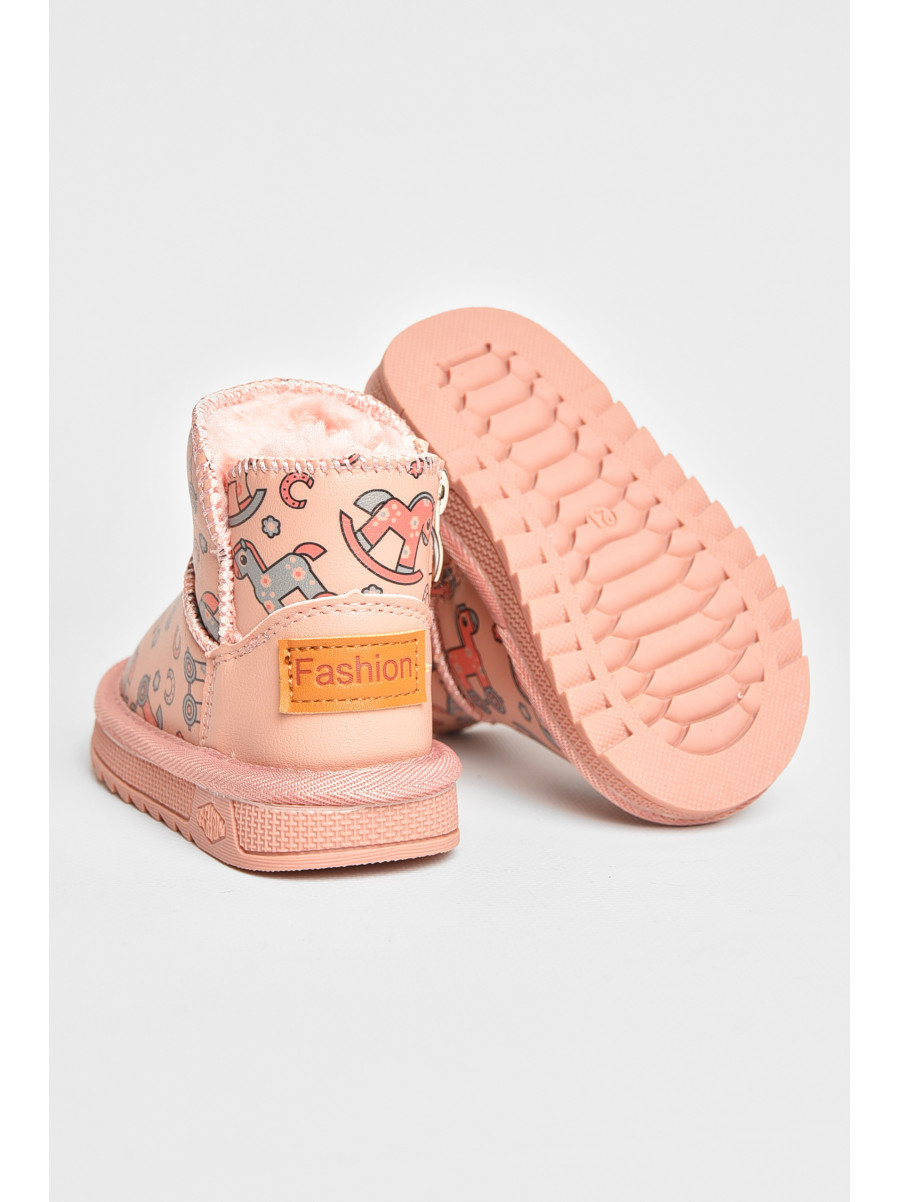 Уггі дитячі для дівчинки рожевого кольору T7011-2 209071C