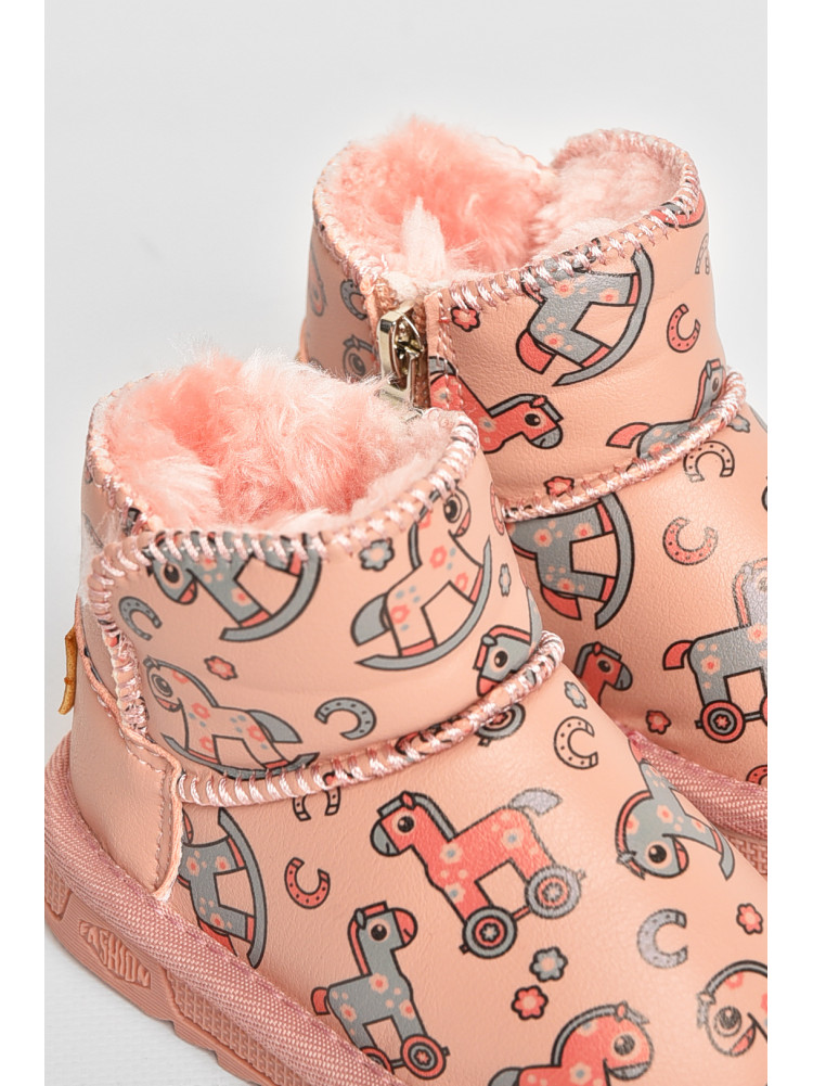 Уггі дитячі для дівчинки рожевого кольору T7011-2 209071C