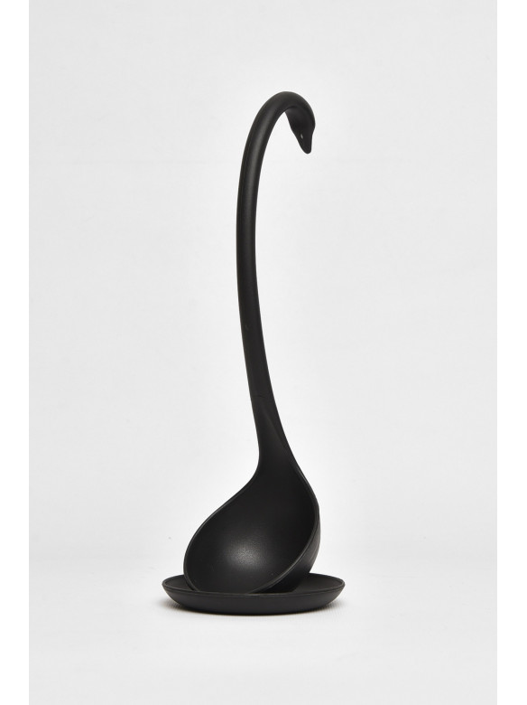 Половник кухонний із підставкою чорного кольору 209087C