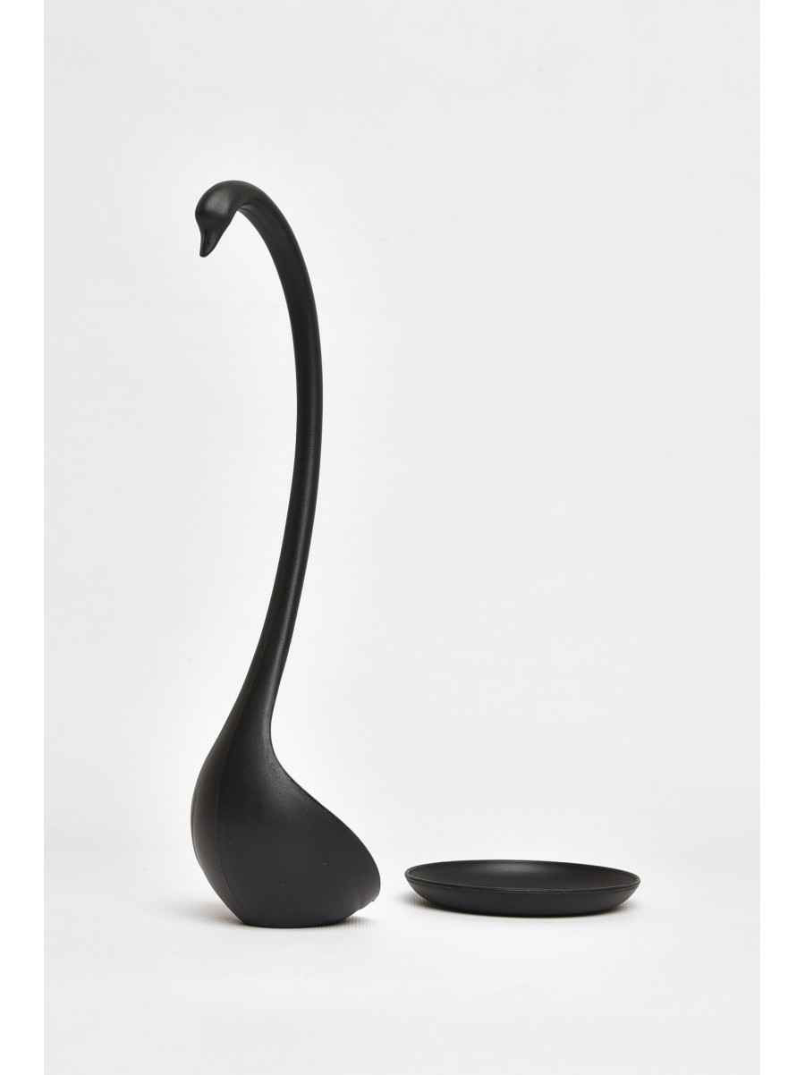 Половник кухонний із підставкою чорного кольору 209087C