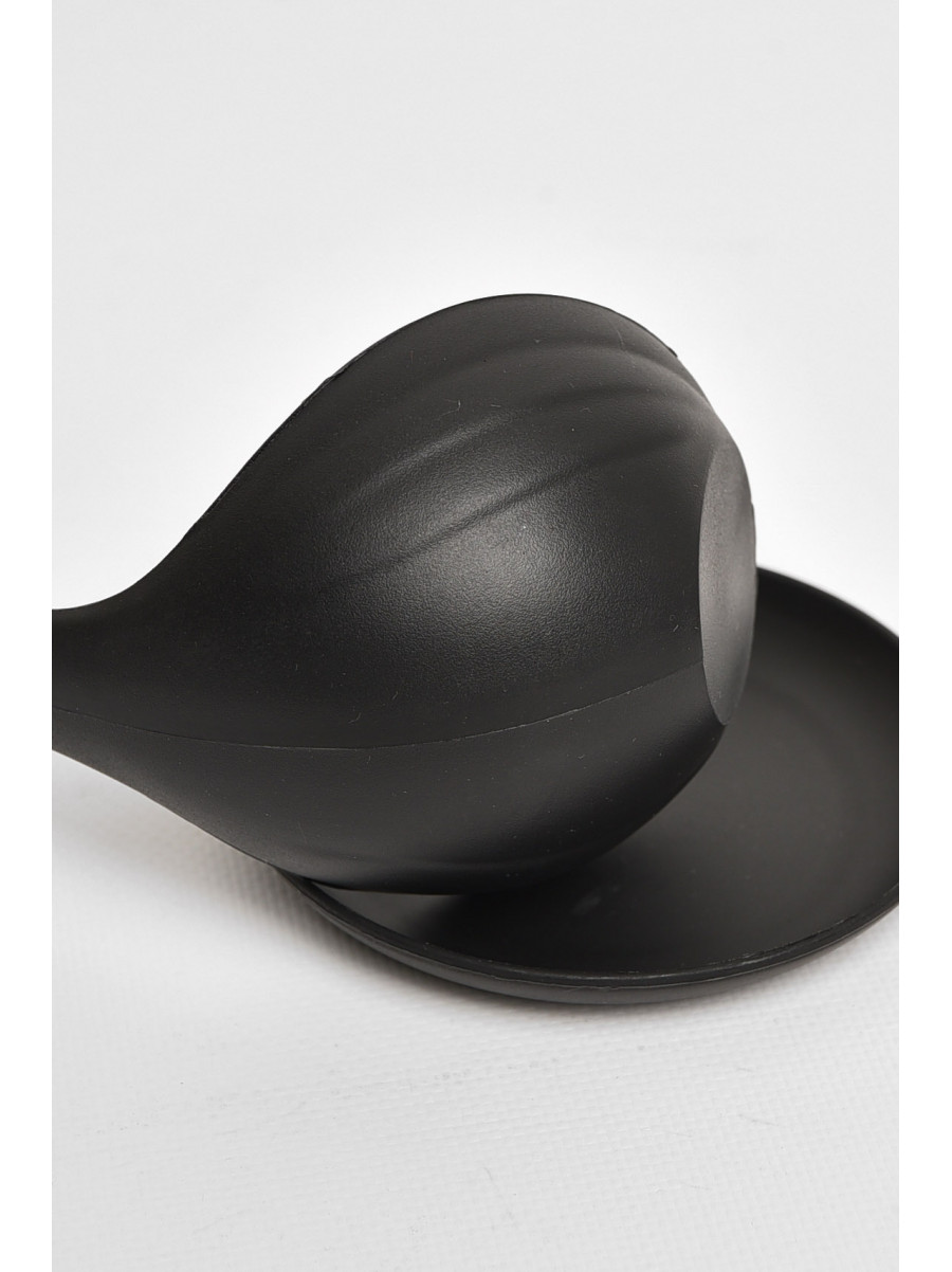 Половник кухонний із підставкою чорного кольору 209087C