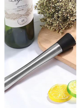 Мадлер нержавіючий Youchen MC-S1 з ебонітом L 20 см 209095C