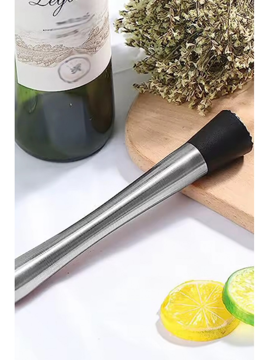 Мадлер нержавеющий Youchen MC-S1 с эбонитом L 20 см 209095C