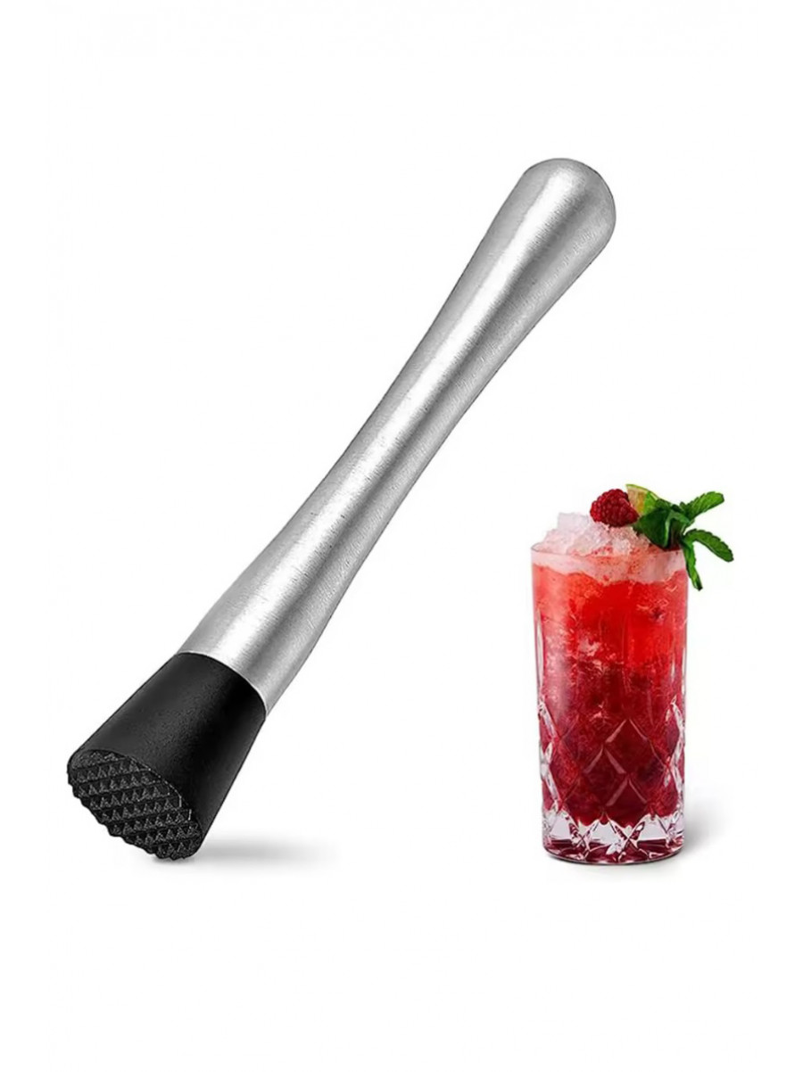 Мадлер нержавеющий Youchen MC-S1 с эбонитом L 20 см 209095C