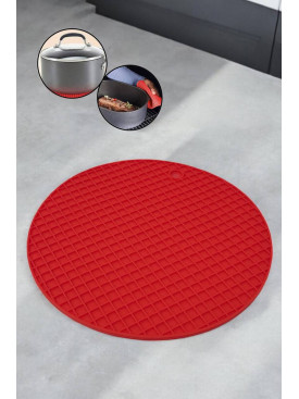 Підставка під гаряче силіконова кругла d-17.5 см 209097C