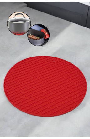 Підставка під гаряче силіконова кругла d-17.5 см 209097C