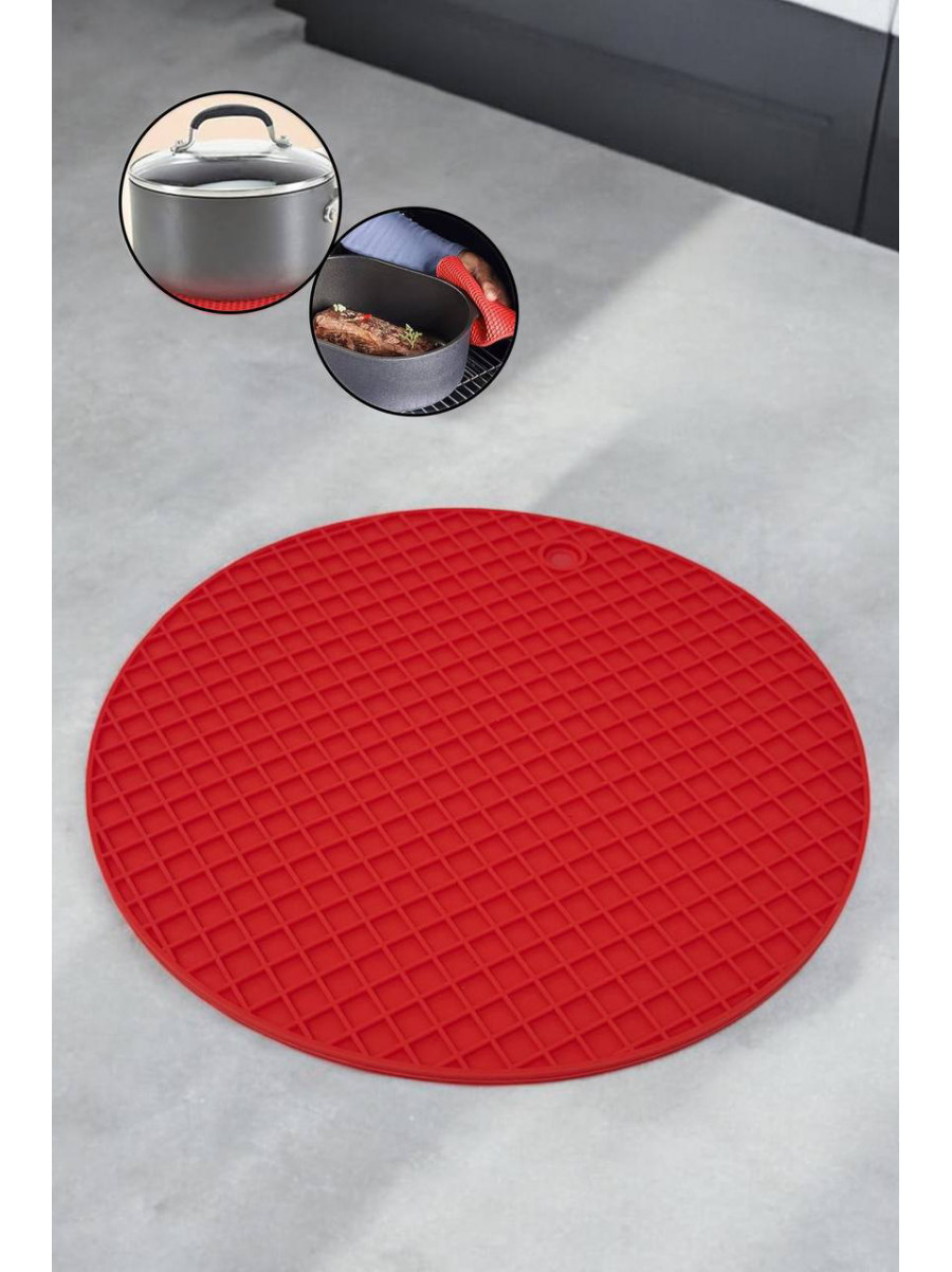 Підставка під гаряче силіконова кругла d-17.5 см 209097C