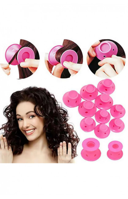 Бигуди для волос силиконовые мягкие для создания природных локонов дома 10 шт 074 209118C Бигуди для волос силиконовые мягкие для создания природных локонов дома 10 шт 074 209118C