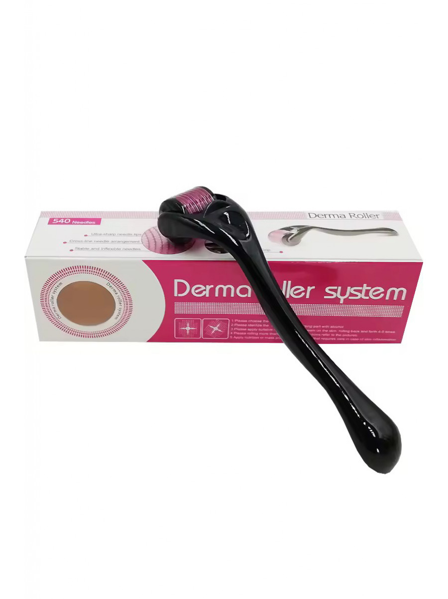 Роликовый мезороллер на 540 игл для омоложения лица и тела 209124C