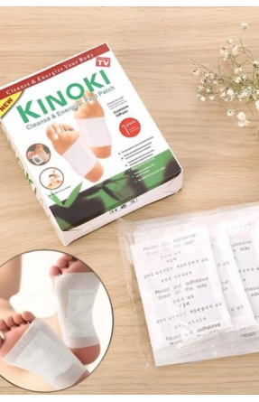 Пластыри для очищения организма через стопы Kinoki Detox для ног 10 шт 209129C