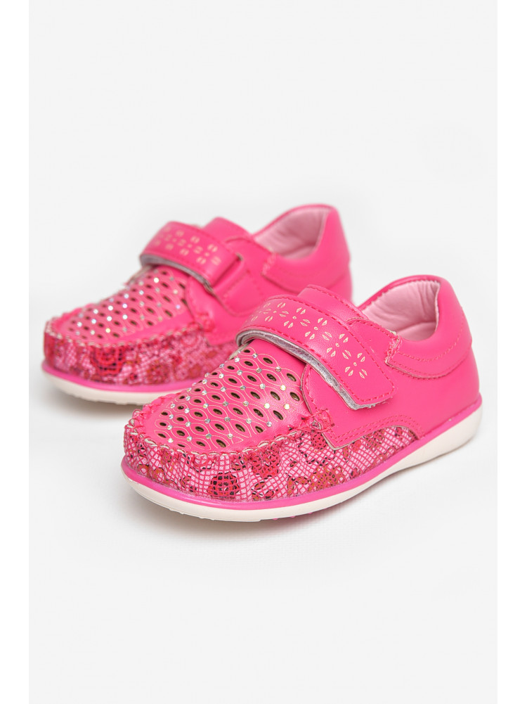 Мокасины детские для девочки розового цвета 8012-2 209144C