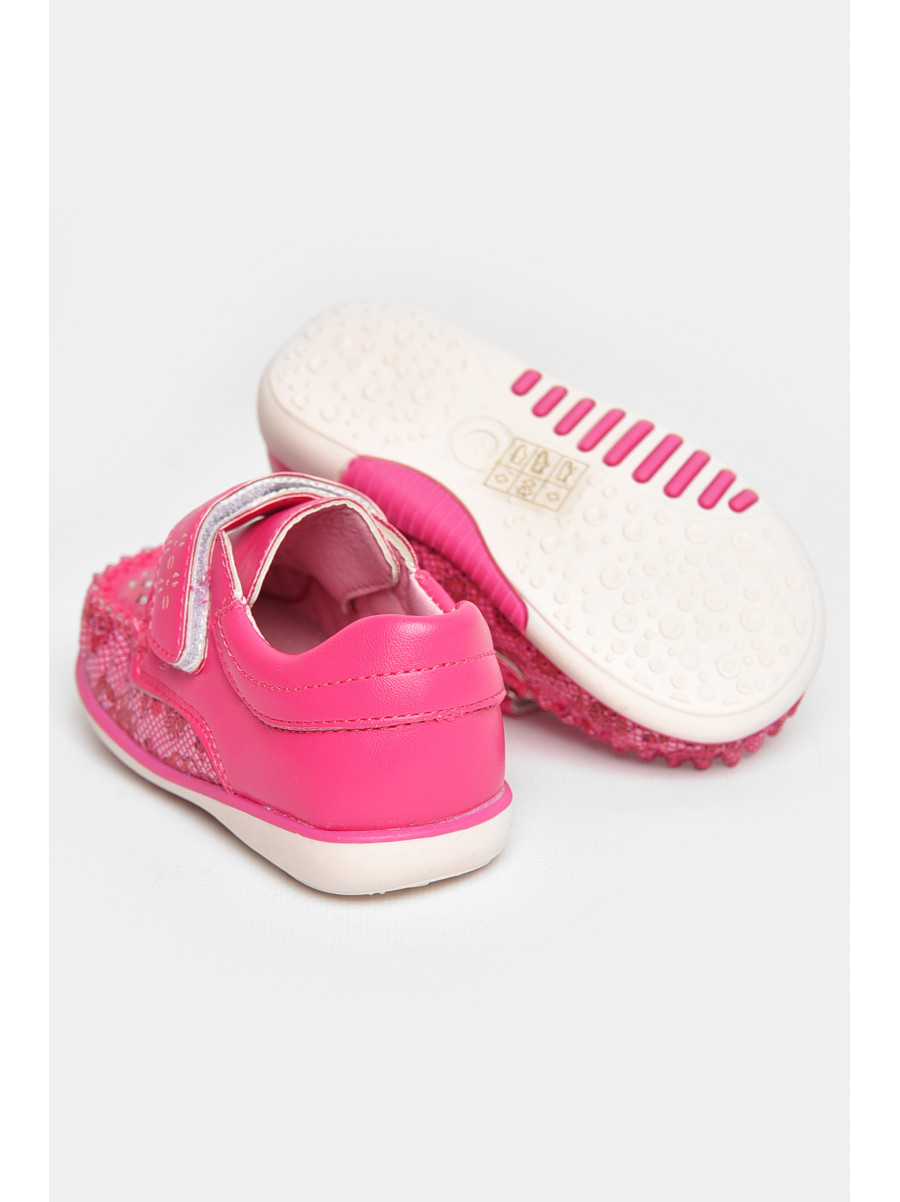 Мокасины детские для девочки розового цвета 8012-2 209144C
