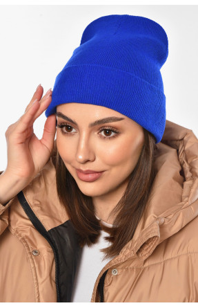 Шапка жіноча демісезонна синього кольору 59269 209148C Шапка жіноча демісезонна синього кольору 59269 209148C