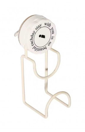 Гачок настінний на вакуумному присоску No Brand 14.5х5.8 см 209150C