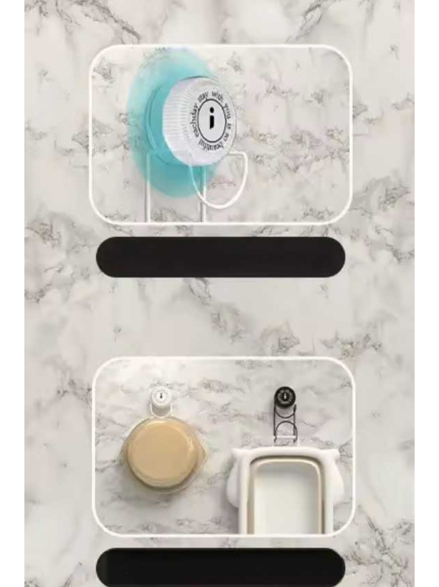 Гачок настінний на вакуумному присоску No Brand 14.5х5.8 см 209150C