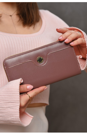 Гаманець жіночий з екошкіри бузкового кольору 158-27 209158C