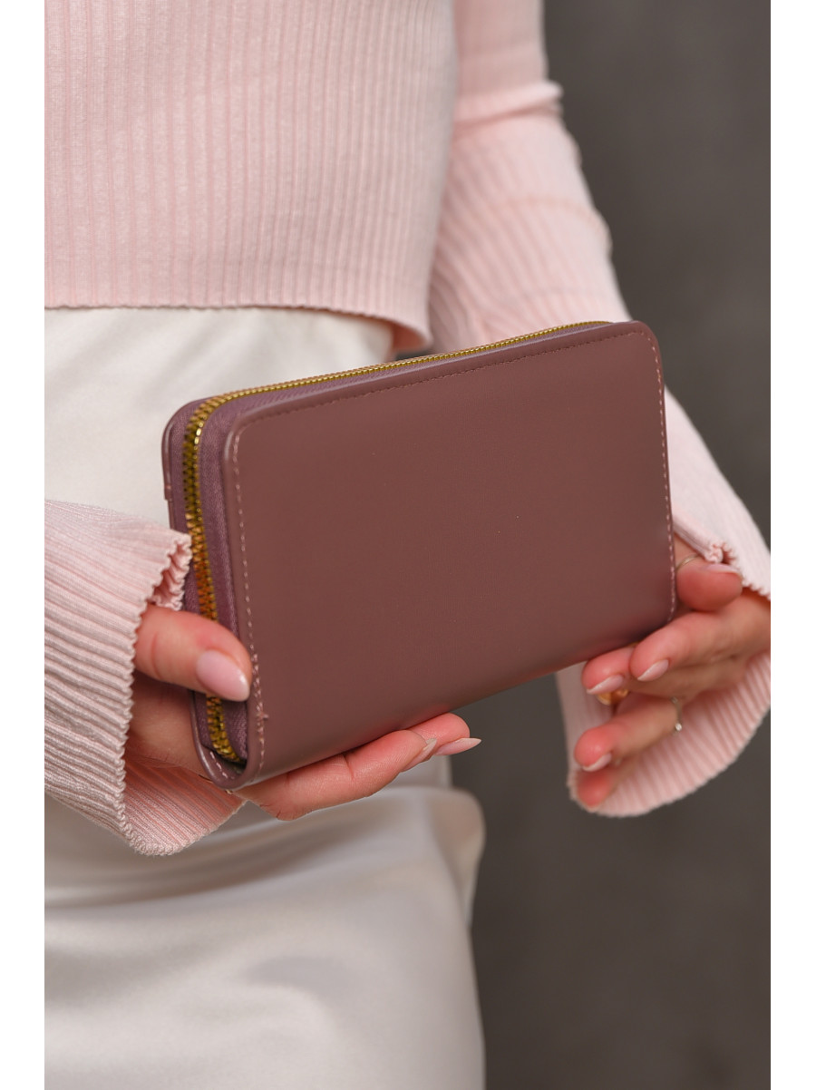 Гаманець жіночий з екошкіри бузкового кольору 158-27 209158C