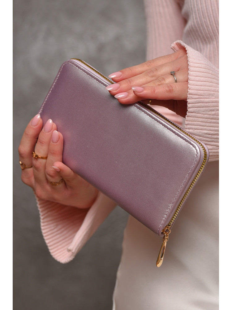 Гаманець жіночий з екошкіри бузкового кольору 158-27 209160C