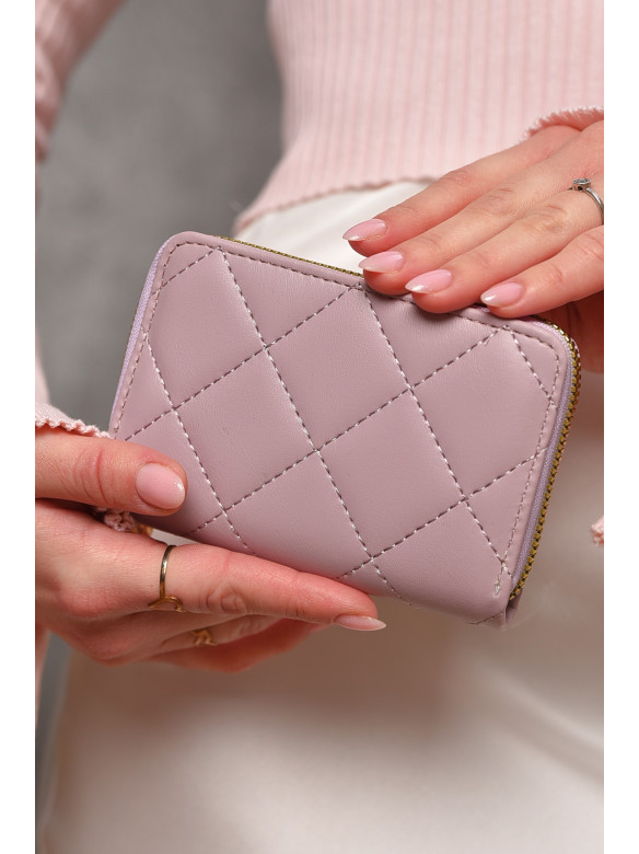 Гаманець жіночий з екошкіри бузкового кольору 158-19 209167C