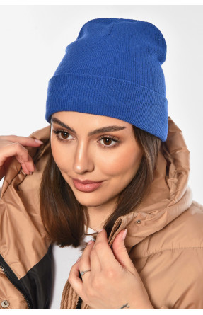 Шапка жіноча демісезонна синього кольору 57070 209170C Шапка жіноча демісезонна синього кольору 57070 209170C
