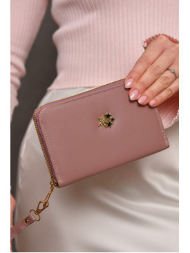 Гаманець жіночий з екошкіри бузкового кольору 158-3 209177C