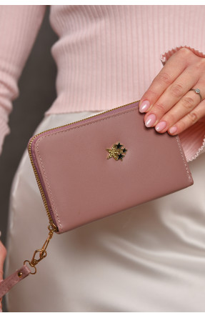 Гаманець жіночий з екошкіри бузкового кольору 158-3 209177C
