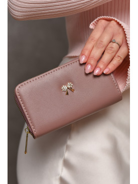 Кошелек женский из экокожи сиреневого цвета 317-9 209180C