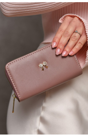 Гаманець жіночий з екошкіри бузкового кольору 317-9 209180C