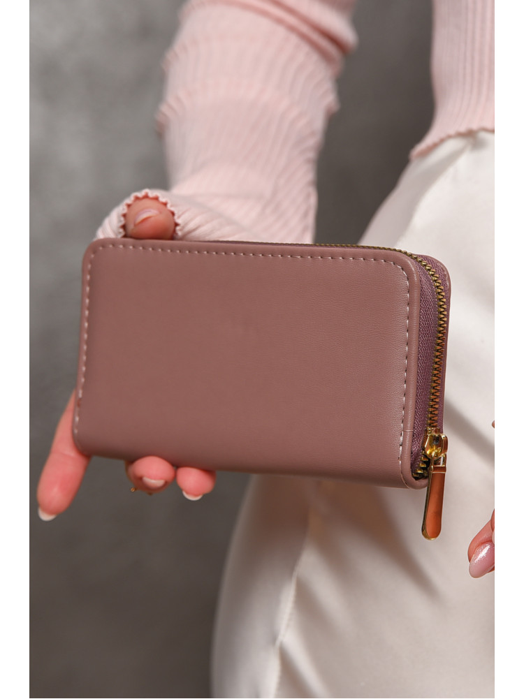 Гаманець жіночий з екошкіри бузкового кольору 317-9 209180C