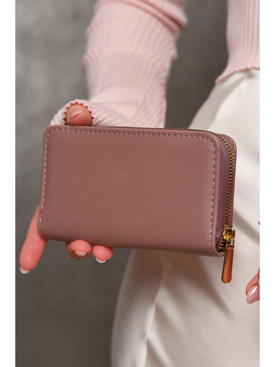 Гаманець жіночий з екошкіри бузкового кольору 317-9 209180C