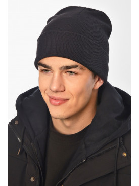 Шапка чоловіча чорного кольору 57069 209183C