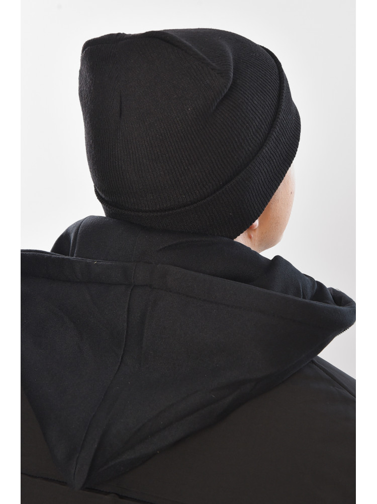 Шапка чоловіча чорного кольору 57069 209183C