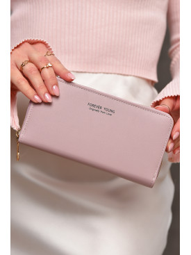 Кошелек женский из экокожи сиреневого цвета 317-32 209186C