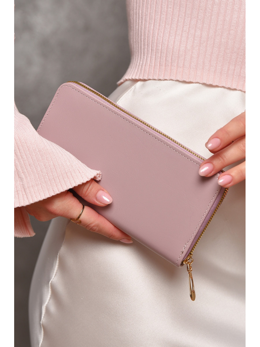 Гаманець жіночий з екошкіри бузкового кольору 317-32 209186C