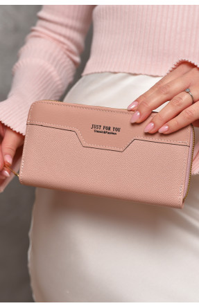 Кошелек женский из экокожи розового цвета 158-25 209195C