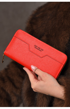 Кошелек женский из экокожи красного цвета 158-25 209196C
