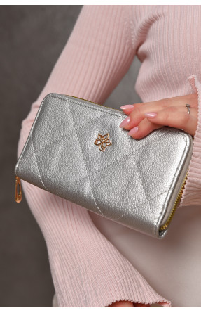 Кошелек женский из экокожи серого цвета 317-23 209203C