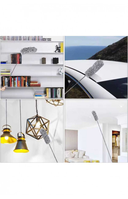 Телескопическая щетка для уборки пыли в труднодоступных местах 209206C Телескопическая щетка для уборки пыли в труднодоступных местах 209206C